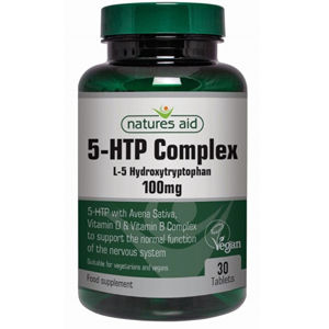 Natures Aid 5-HTP Complex 100 mg (L-5 hydroxytryptofan) 30 tabliet