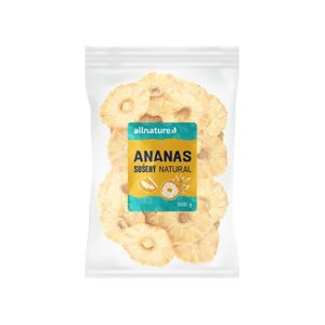 Allnature Ananás sušený natural 500 g + 2 mesiace na vrátenie tovaru