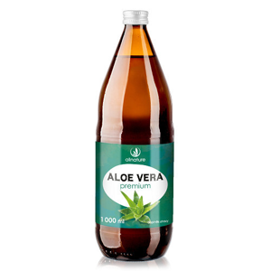 Allnature Aloe vera Premium 1000 ml -ZĽAVA - POŠKODENÁ ETIKETA