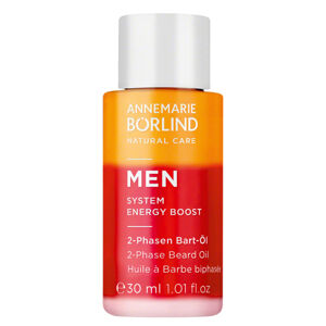 ANNEMARIE BORLIND 2-fázový olej na bradu pre mužov MEN System Energy Boost (2-Phase Beard Oil) 30 ml