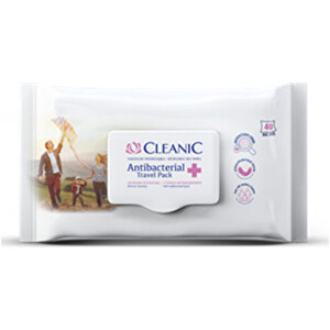 Cyndicate Antibakteriálne obrúsky Cleanic 40 ks