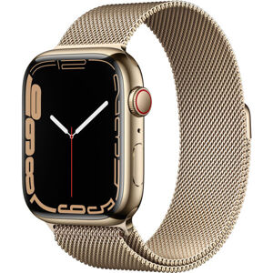 Apple Apple Watch Series 7 GPS + Cellular 45mm Gold Steel, Milanese Loop