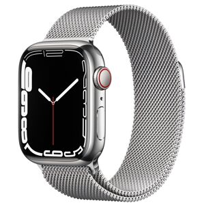 Apple Apple Watch Series 7 GPS + Cellular 45mm Silver Steel, Milanese Loop