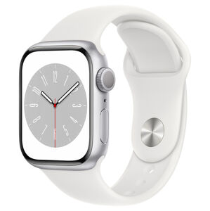 Apple Apple Watch Series 8 GPS 41mm Silver, White Sport