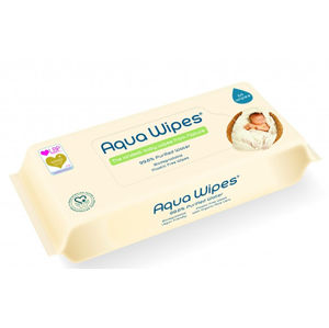 Aqua Wipes EKO detské vlhčené obrúsky, 64 ks