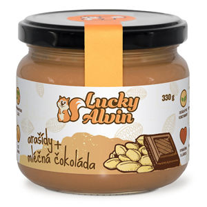 Lucky Alvin Arašidy + mliečna čokoláda krém 330 g