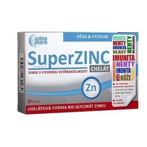 Astina SuperZINC chelát 30 tabliet