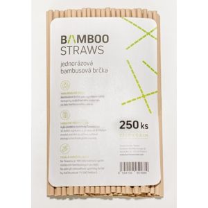 Bamboo Europe Bambusové slamku 6 mm x 23 mm bag 250 ks