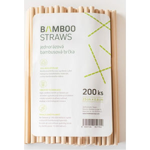 Bamboo Europe Bambusové slamku 8 mm x 23 mm bag 200 ks