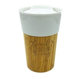 Goodie Bambusový hrnek - Good karma mug 330 ml