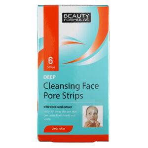 Beauty Formulas Čistiace pleťové pásky (Deep Clean sing Face Pore Strips) 6 ks