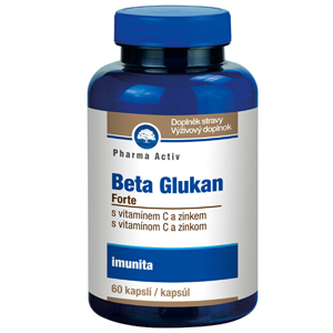 Pharma Activ Beta Glukán Forte, 60 kapslí