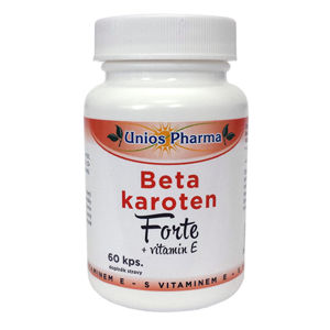 Unios Pharma Beta karotén FORTE + vitamín E 60 kapsúl