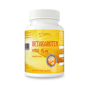 Nutricius Betakaroten EXTRA 15 mg 100 tbl. + 2 mesiace na vrátenie tovaru