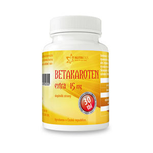 Nutricius Betakaroten EXTRA 15 mg 30 tbl. + 2 mesiace na vrátenie tovaru