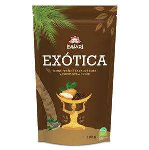 Iswari BIO Kakaové bôby v kokosovom cukru Exotic 100 g