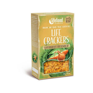 Lifefood Bio Life Crackers kapustníky RAW 90g -ZĽAVA - KRÁTKA EXPIRÁCIA 3.10.2021