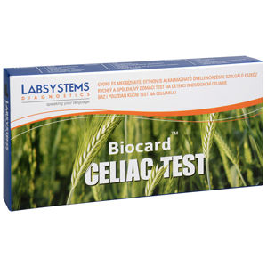 Berosa Biocard Celiac test 1 ks - ZĽAVA - KRÁTKA EXPIRÁCIA - 30.6.2020