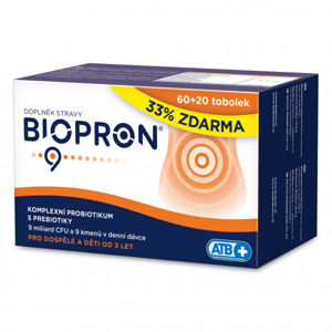Biopron Biopron 9 60 tob. + 20 tob. ZD ARMA - ZĽAVA - poškodená krabička