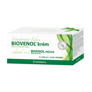 Biomedica Biovenol krém 2 x 200 ml + 10 tbl. ZD ARMA - ZĽAVA - potrhaná krabička