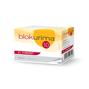 OnaPharm Blokurima 2g D-manózy sáčky 10 x 4 g -ZĽAVA - pokrčená krabička