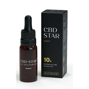 CBD STAR CBD "NIGHT" OLEJ - 10% CBD 10 ml