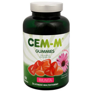 SALUTEM Pharma CEM-M Gummies pre dospelých IMUNITA 60 želatínových tbl. + 60 tablet ZD ARMA