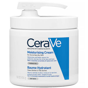 CeraVe Hydratačný krém pre suchú a veľmi suchú pokožku (Moisturizing Cream) 454 g