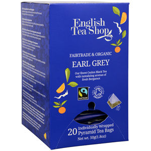 English Tea Shop Čierny čaj Earl Grey s bergamotom 20 pyramidek