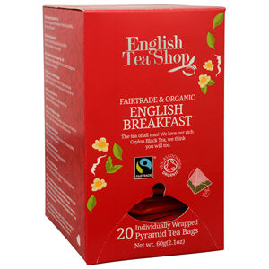English Tea Shop Čierny čaj English Breakfast 20 pyramidek