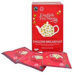 English Tea Shop Čierny čaj English Breakfast BIO 20 vrecúšok
