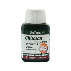 MedPharma Chitosan 500 mg+vit.C+chrom 37 tabliet