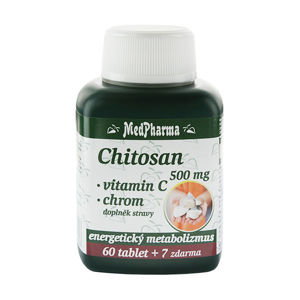 MedPharma Chitosan 500 mg+vit.C+chrom 67 tabliet