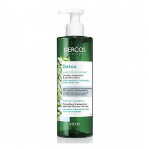Vichy Čistiaci detoxikačný šampón pre rýchlo sa mastiace vlasy Dercos Detox (Purifying Shampoo) 250 ml