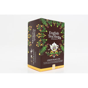 English Tea Shop Citrón s čiernym čajom 20 sáčkov -ZĽAVA - poškodená krabička