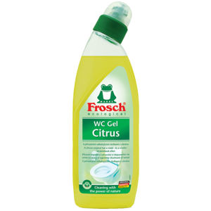 Frosch Citrusový WC gél 750 ml - ZĽAVA - poškodená etiketa