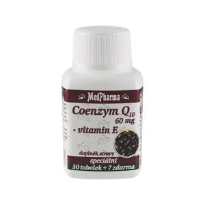 MedPharma Coenzym Q10 30 mg + vitamín E 30 tob. + 7 tob. ZD ARMA
