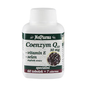 MedPharma Coenzym Q10 30 mg + vitamín E + selén 30 tob. + 7 tob. ZD ARMA