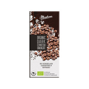 Meybona Bio Čokoláda horká s kávovými zrnami 52% 100g