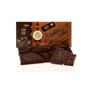 Čokoládovna Troubelice Horká čokoláda s kávovými zrnami 75% 45 g