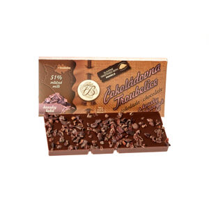 Čokoládovna Troubelice Čokoláda mliečna 51% s kakaovými bôbmi 45 g