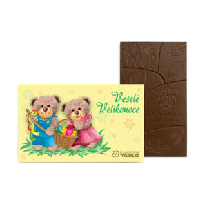 Čokoládovna Troubelice Mliečna čokoláda - Veľkonočné medvede 51% 45 g