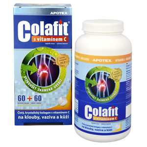 Aurovitas Colafit (čistý kolagén) s vitamínom C 60 kociek + 60 tbl.