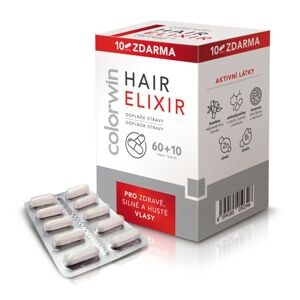 Colorwin Doplnok stravy pre zdravé, silné a husté vlasy Color win Hair Elixir 70 kapslí