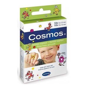 Cosmos Detská náplasť 2 veľkosti 20 kusov -ZĽAVA - POŠKODENÁ ŠKATUĽA