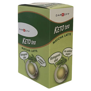 Darkoff Instantný nápoj zo zeleného čaju Keto Tea Matcha latte 10 x 12 g