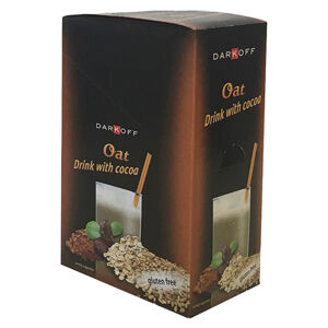 Darkoff Ovsený mliečny nápoj ochutený kakaom 53% proteínu 10 x 20 g