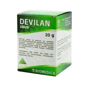 Biomedica Devilan zásyp 20 g + 2 mesiace na vrátenie tovaru