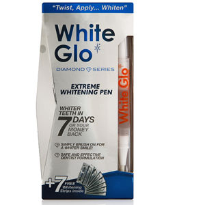 White Glo Diamond Series bieliace pero + 7 bieliacich pásikov na zuby