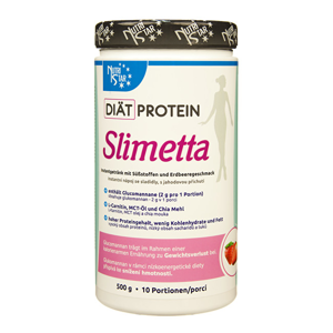 Nutristar Diät Protein Slimetta 500 g (10 porcií) Jahoda
